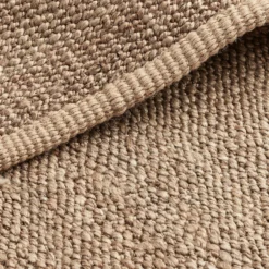 Keal Hand Woven Jute Rug - Natural 10 Keal Hand Woven Jute Rug - Natural -Industville Shop Natural Keal Handwoven Jute Natural Rug Industville RG 3 HWJ N Fold Closeup