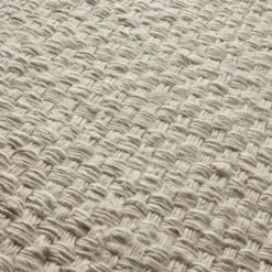 Moor Hand Woven Jute Rug - Cream -Industville Shop Natural Moor Handwoven Jute Cream Rug Industville RG 5 HWJ CR Detail