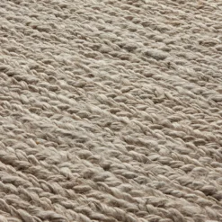 Nash Hand Woven Jute Rug - Cream -Industville Shop Natural Nash Handwoven Jute Cream Rug Industville RG 8 HWJ CR Detail