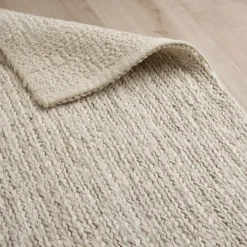Nash Hand Woven Jute Rug - Cream