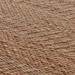 Toft Hand Woven Jute Rug - Natural -Industville Shop Natural Toft Handwoven Jute Natural Rug Industville RG 4 HWJ N Detail