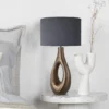 Ornate Ellipse Table Lamp - Brass - Base Only