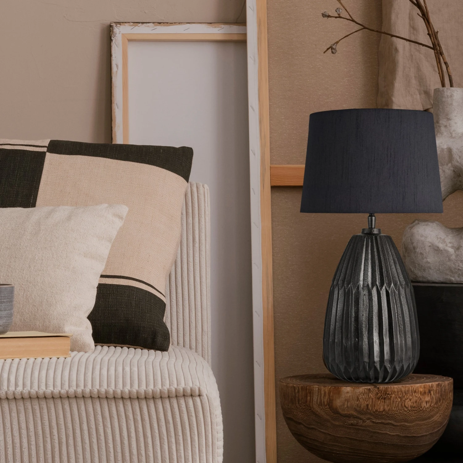 Ornate Thistle Table Lamp - Pewter - Base Only 1 Ornate Thistle Table Lamp - Pewter - Base Only