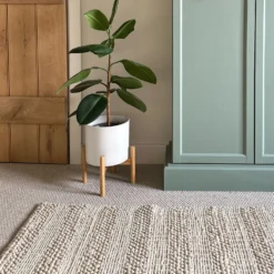 Exton Hand Woven Jute Rug - Cream -Industville Shop RG 6 HWJ CR L Bramleyandbear