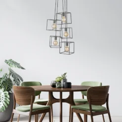 The Cube Collection Cluster Lights - Pewter -Industville Shop SL CUP8 5W PINDUSTVILLEB2CLIVINGROOMTABLEAdobeStock 545604539copy 1 copy