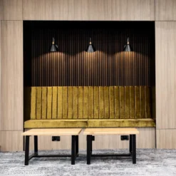 Swan Neck Cone Wall Light - 8 Inch - Pewter - Pre-order - Expected W/c 20th Of May -Industville Shop SN CWL8 P INDUSTVILLE B2B HOTEL BAR RESTAURANT OwenAssociates owenassociatesinteriors 3