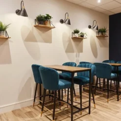 Swan Neck Cone Wall Light - 8 Inch - Pewter - Pre-order - Expected W/c 20th Of May -Industville Shop SN CWL8 P LR INDUSTVILLE B2B RESTAURANT CAFFEE charlotte.rose .designs 1