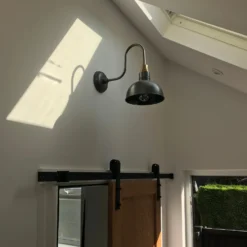 Swan Neck Dome Wall Light - 8 Inch - Pewter 7 Swan Neck Dome Wall Light - 8 Inch - Pewter -Industville Shop SN DWL8 Industville RESIDENTIAL OrlaKramer 5