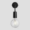 Sleek Edison Wall Light - Black