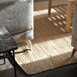 Toft Hand Woven Jute Rug - Natural -Industville Shop Toft Handwoven Jute Rug Natural Lifestyle RG 4 HWJ N