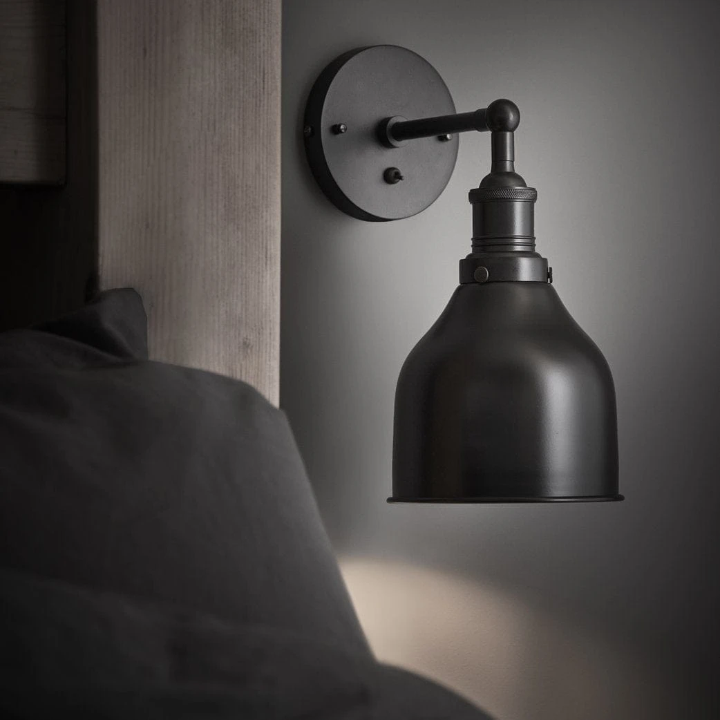 Brooklyn Cone Wall Light - 7 Inch - Black 7 Brooklyn Cone Wall Light - 7 Inch - Black - Image 7