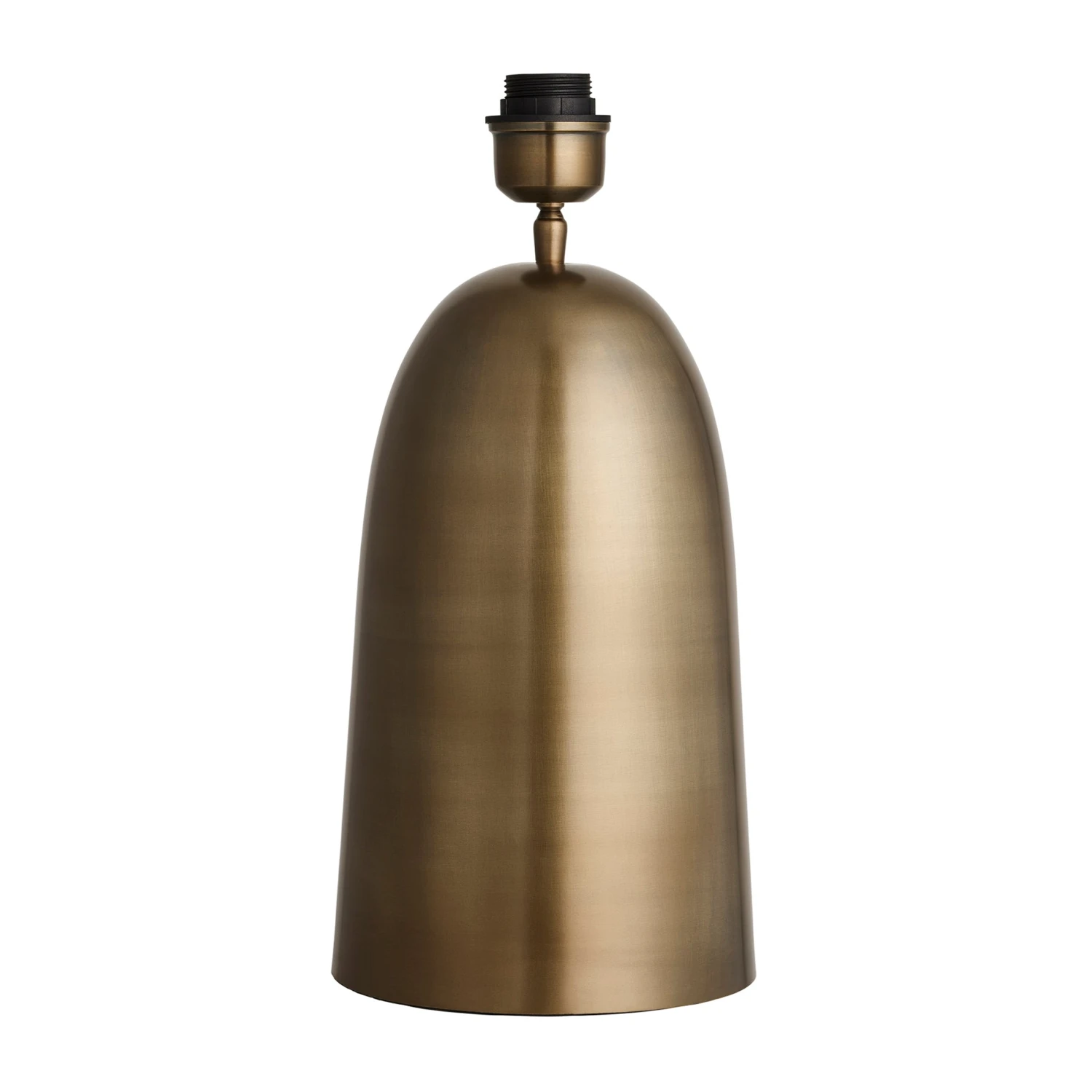 Pillar Geometric Bell Table Lamp - Brass - Base Only