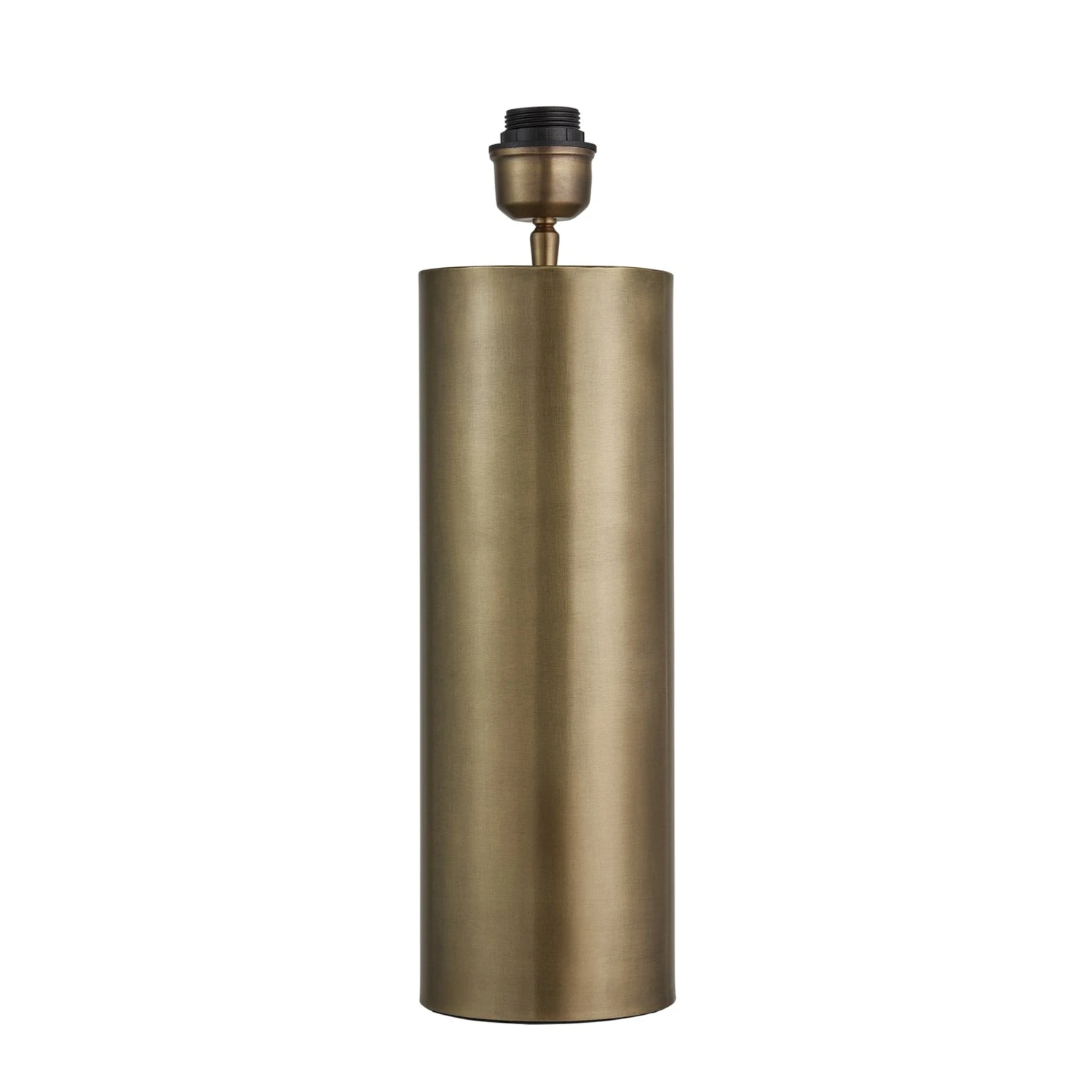 Pillar Geometric Cylinder Table Lamp - Brass - Base Only 2 Pillar Geometric Cylinder Table Lamp - Brass - Base Only - Image 2