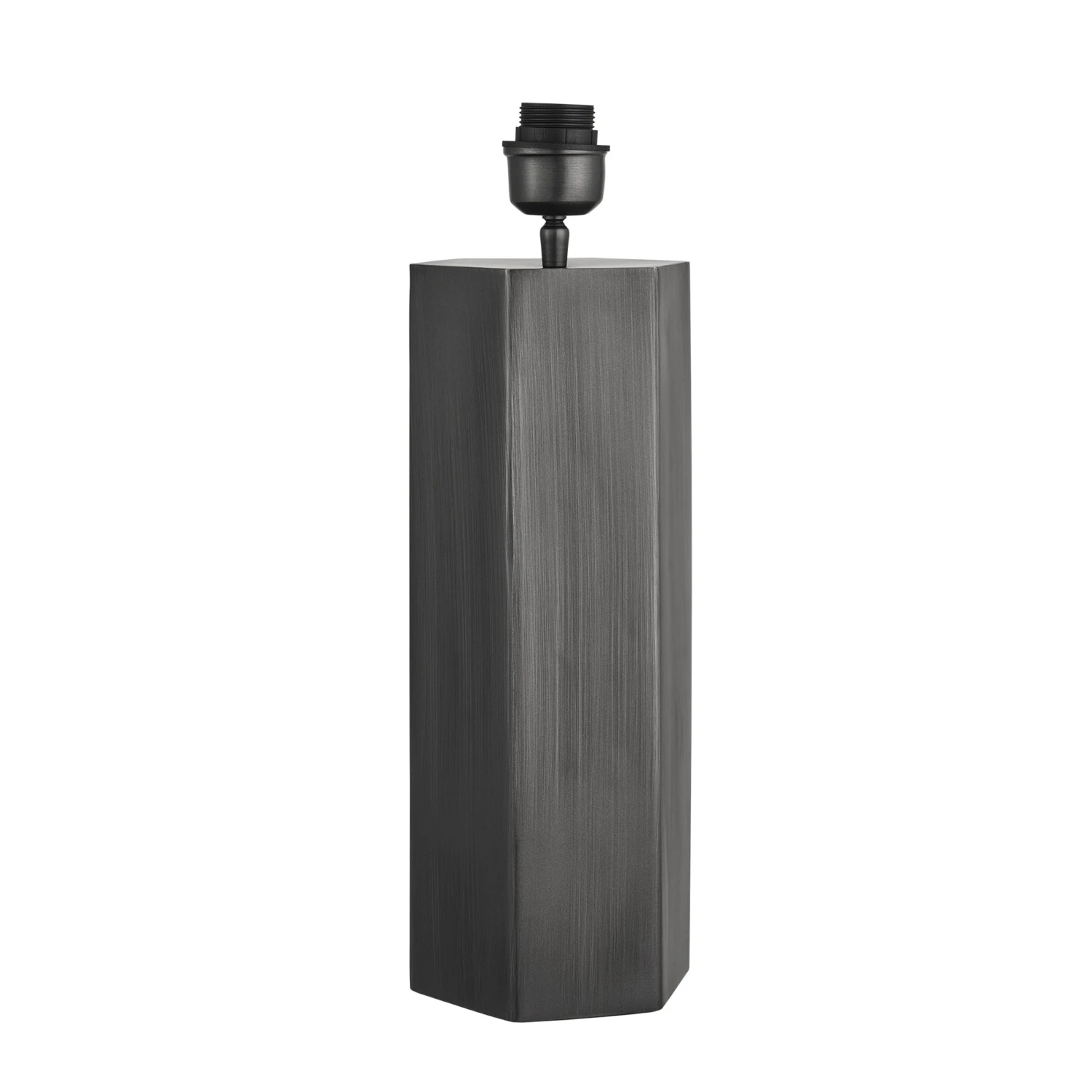 Pillar Hex Table Lamp - Pewter 14 Pillar Hex Table Lamp - Pewter - Image 14