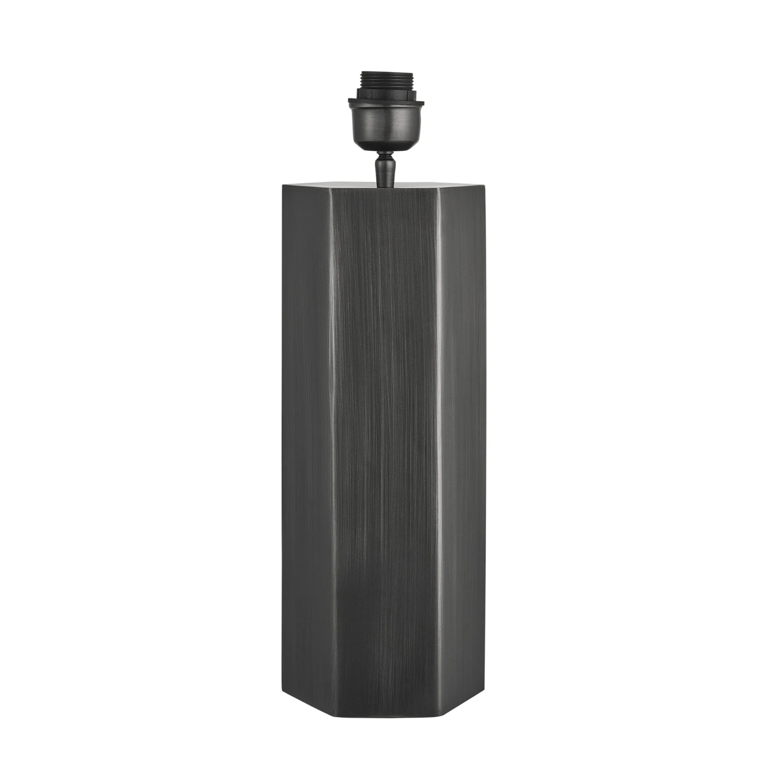 Pillar Hex Table Lamp - Pewter 13 Pillar Hex Table Lamp - Pewter - Image 13