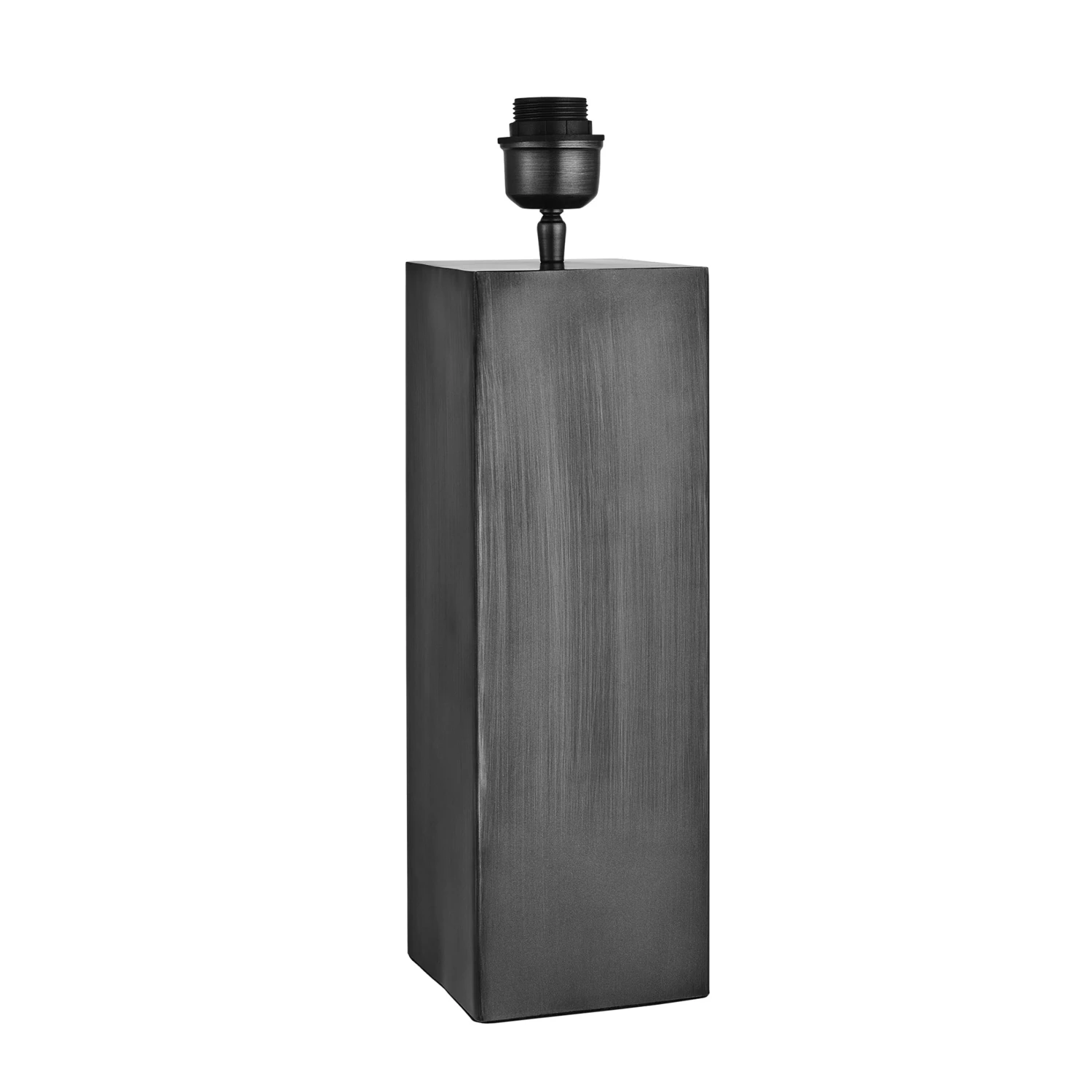 Pillar Geometric Square Table Lamp - Pewter - Base Only 3 Pillar Geometric Square Table Lamp - Pewter - Base Only - Image 3