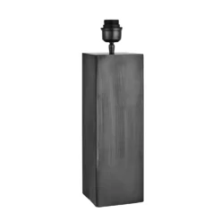 Pillar Square Table Lamp - Pewter 34 Pillar Square Table Lamp - Pewter -Industville Shop table lamp base pillar geometric square pewter PIL GE SQTL P BO angled 9a3e8e86 1823 4e0a 88e9 f69232091f88