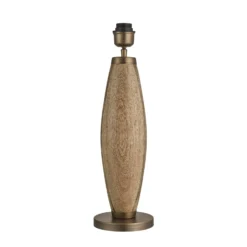 Wooden Geometric Pillar Table Lamp - Natural -Industville Shop table lamp base wooden geometric large pillar natural WO GE PILTL N BO b56291d6 12ed 48fe b8be 0c6336093e8b