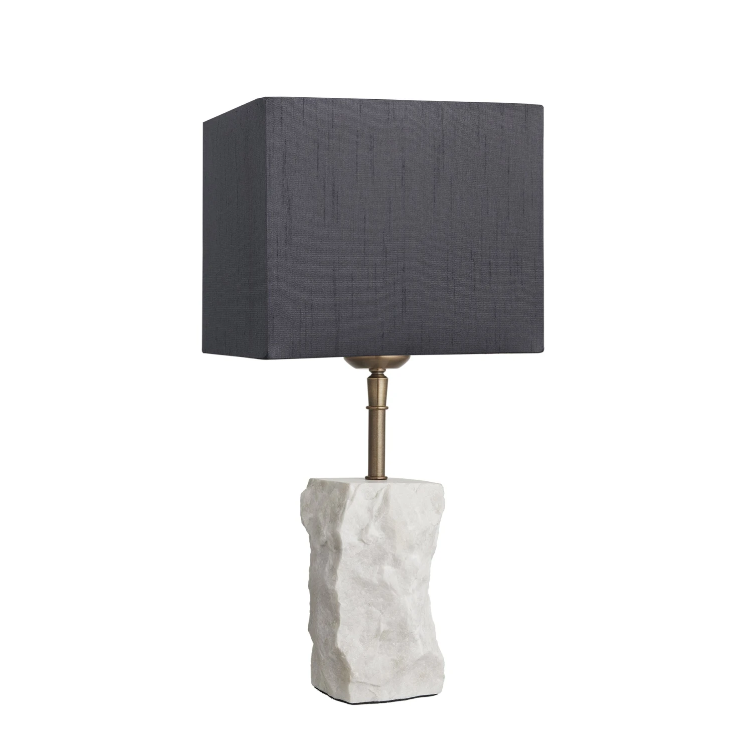 Marble Small Ridge Table Lamp - White - Image 3