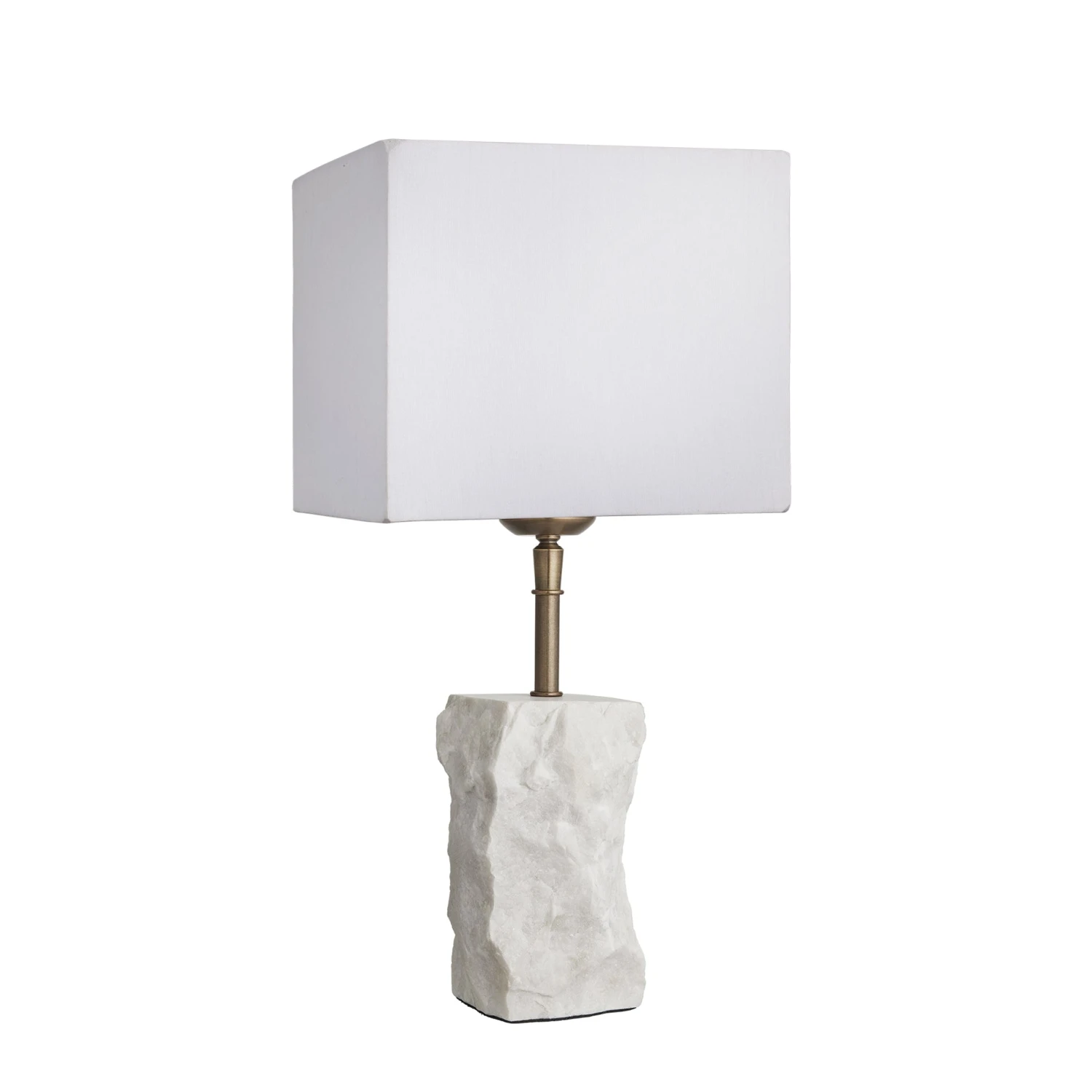 Marble Small Ridge Table Lamp - White - Image 5