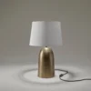 Pillar Bell Table Lamp - Brass