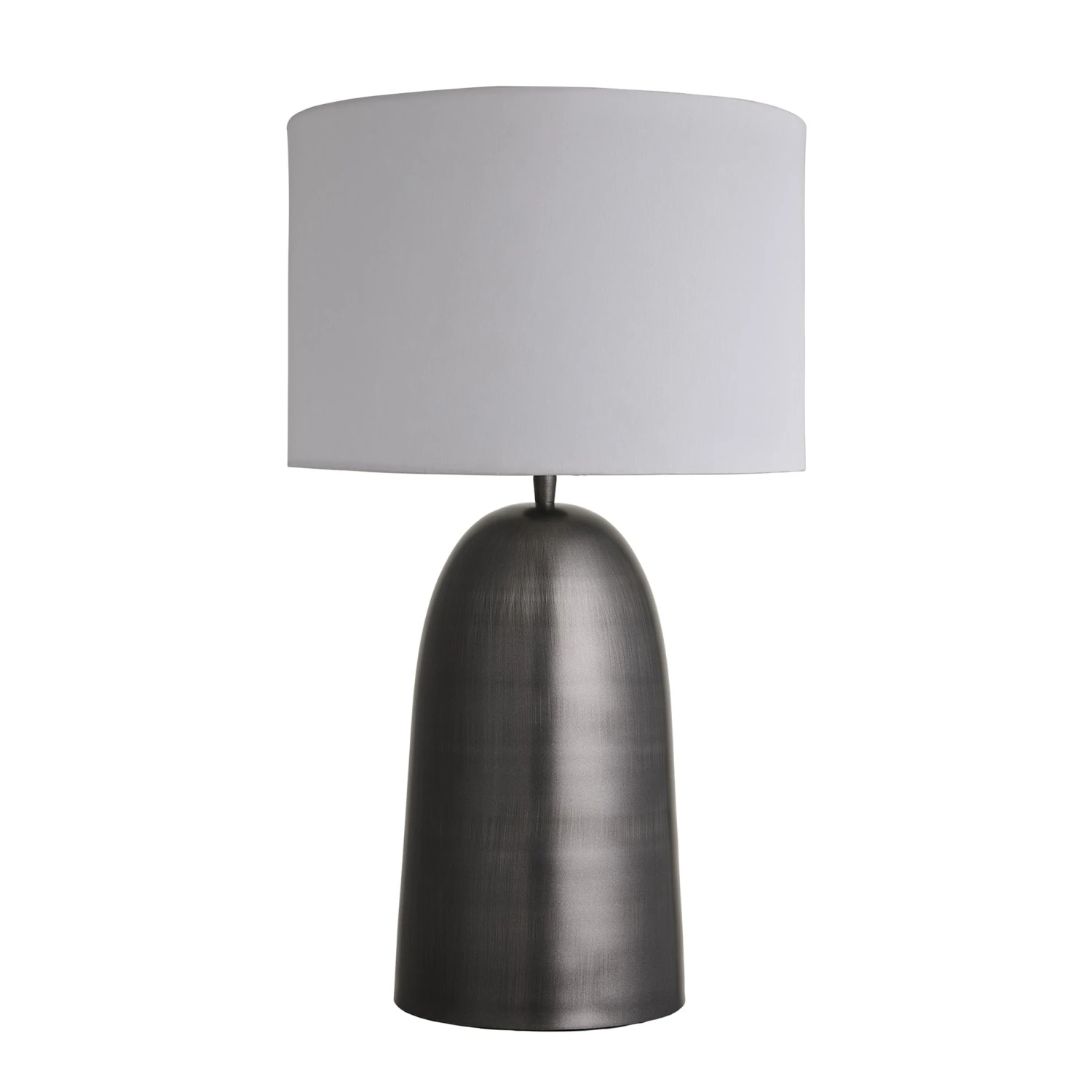 Pillar Geometric Bell Table Lamp - Pewter 4 Pillar Geometric Bell Table Lamp - Pewter - Image 4