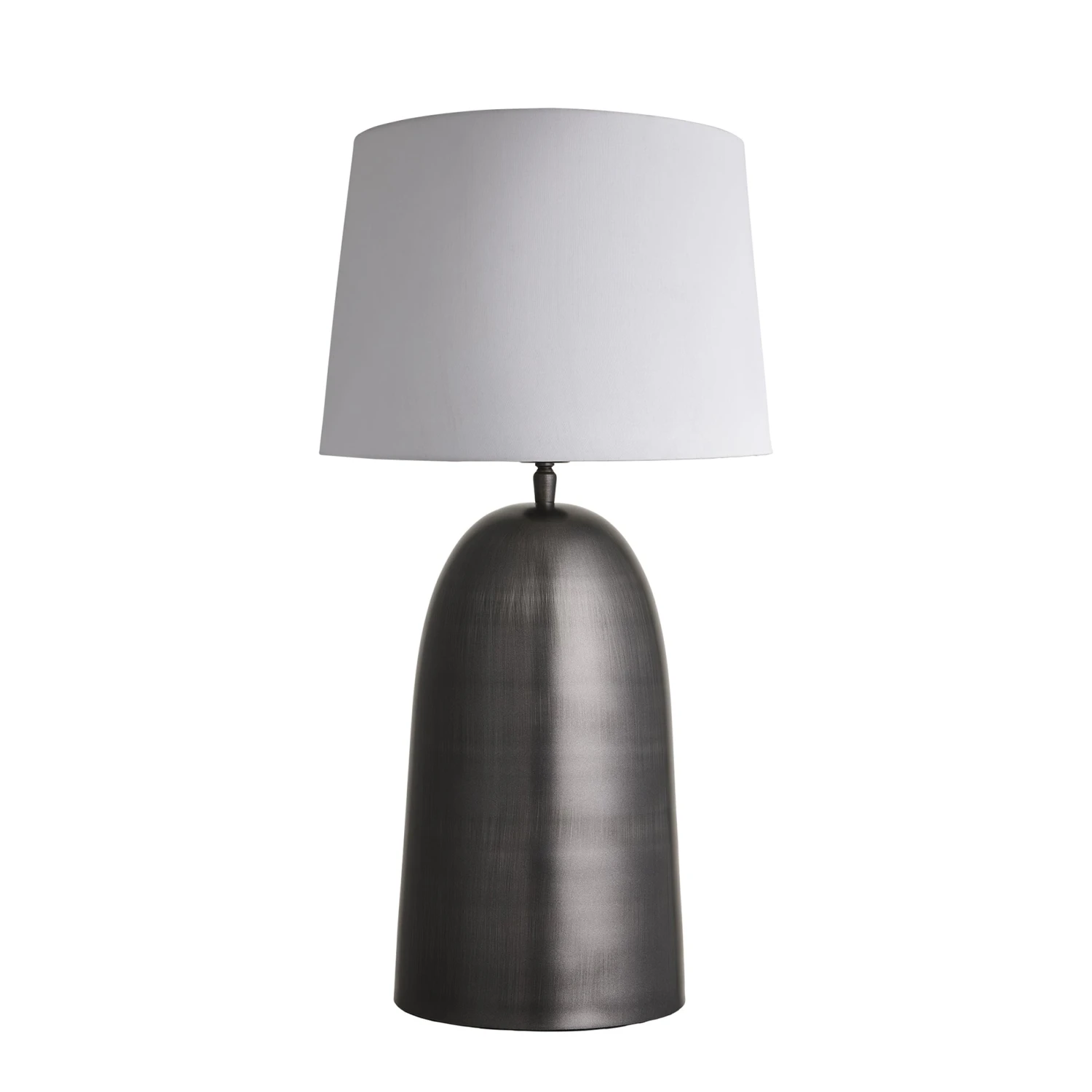 Pillar Geometric Bell Table Lamp - Pewter 6 Pillar Geometric Bell Table Lamp - Pewter - Image 6