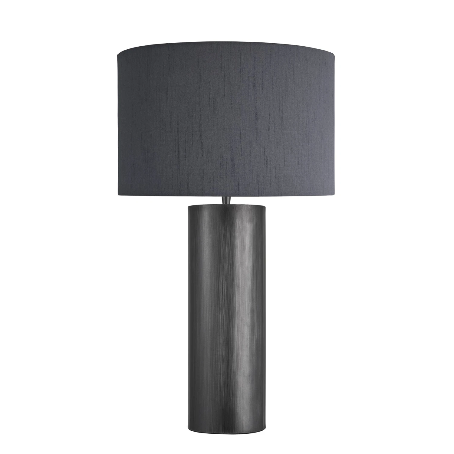 Pillar Cylinder Table Lamp - Pewter 3 Pillar Cylinder Table Lamp - Pewter - Image 3