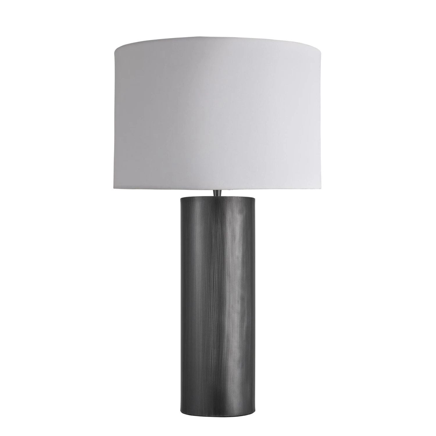 Pillar Cylinder Table Lamp - Pewter 4 Pillar Cylinder Table Lamp - Pewter - Image 4