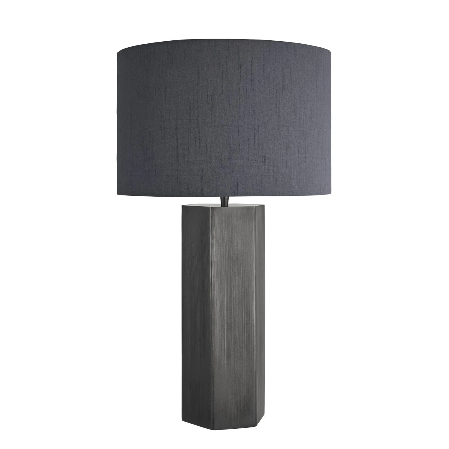 Pillar Hex Table Lamp - Pewter 8 Pillar Hex Table Lamp - Pewter - Image 8