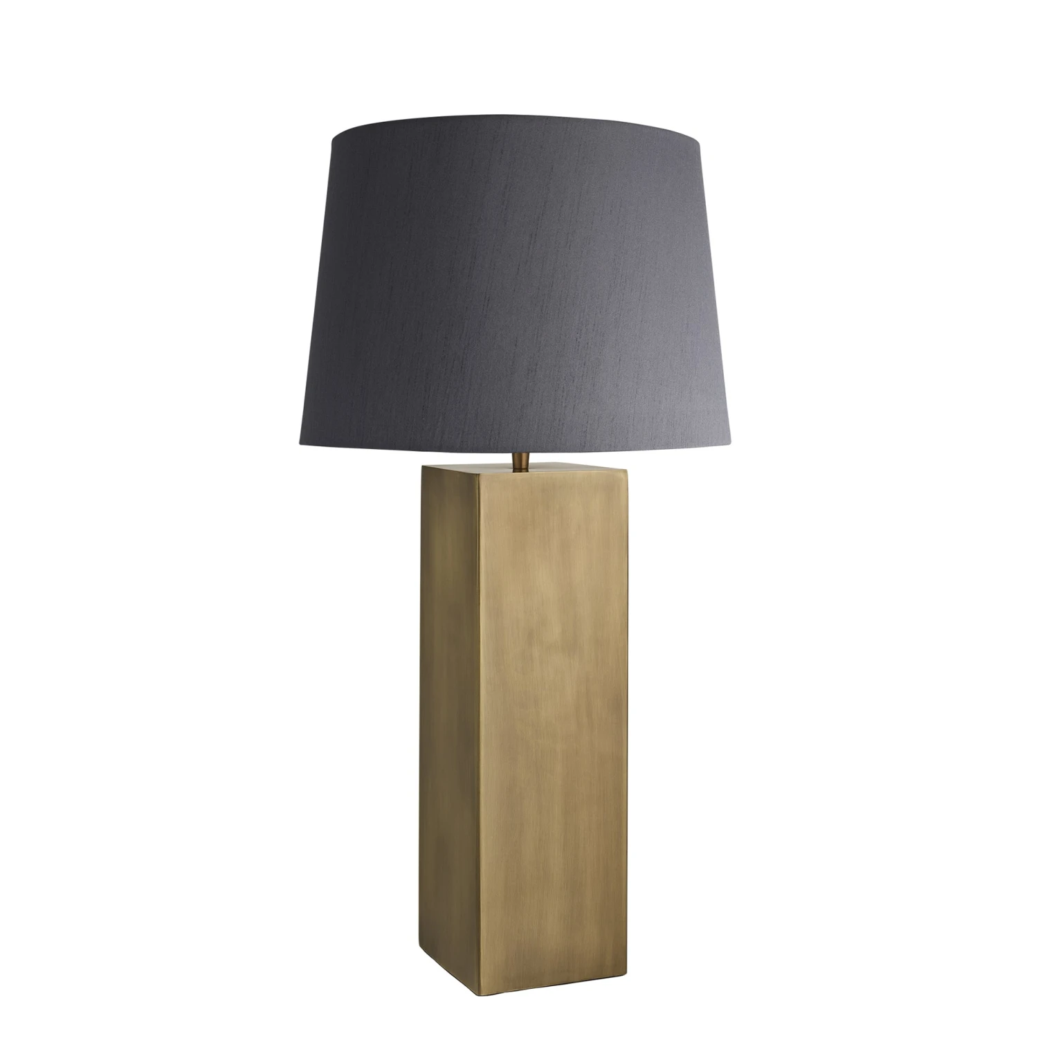 Pillar Square Table Lamp - Brass 2 Pillar Square Table Lamp - Brass - Image 2