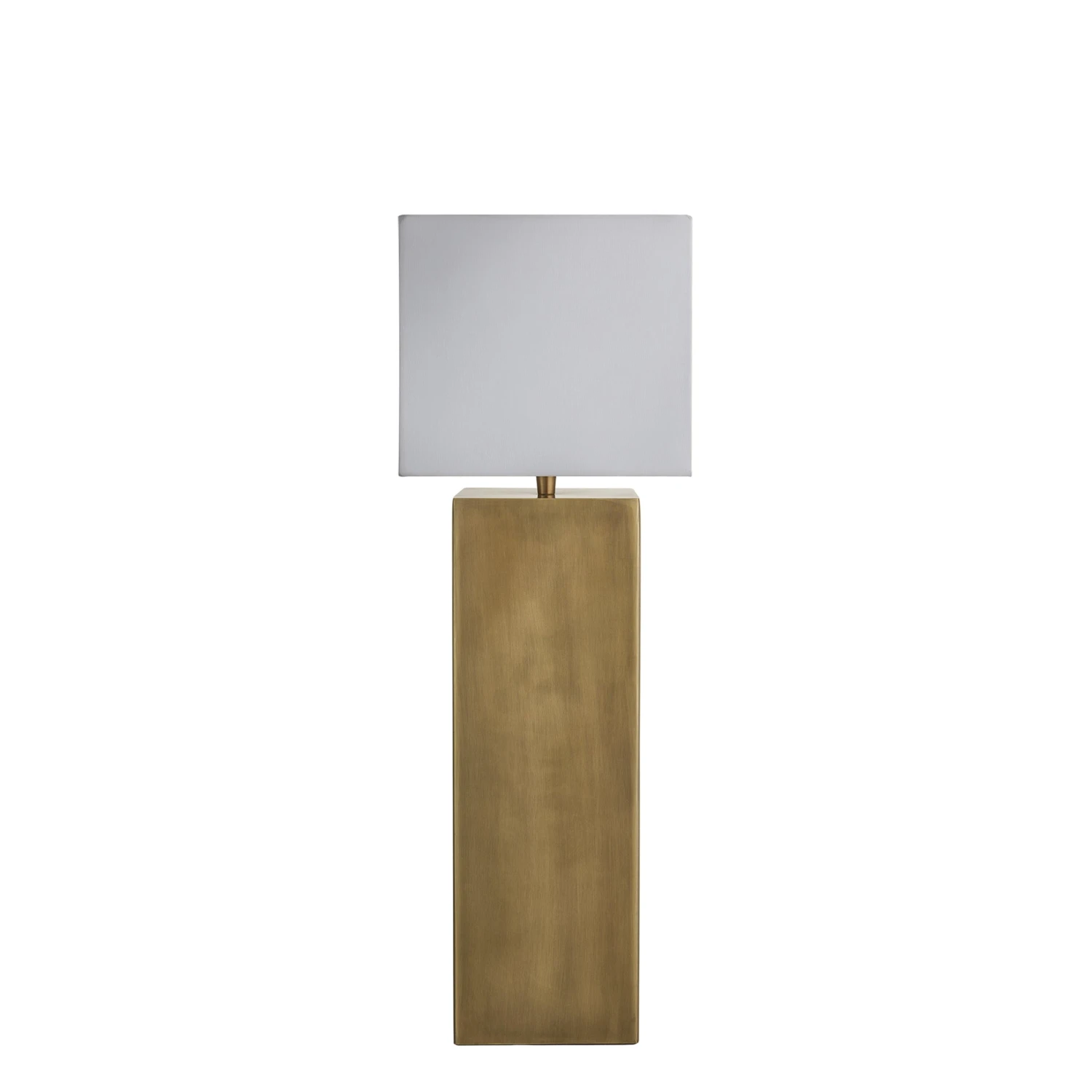 Pillar Square Table Lamp - Brass 15 Pillar Square Table Lamp - Brass - Image 15