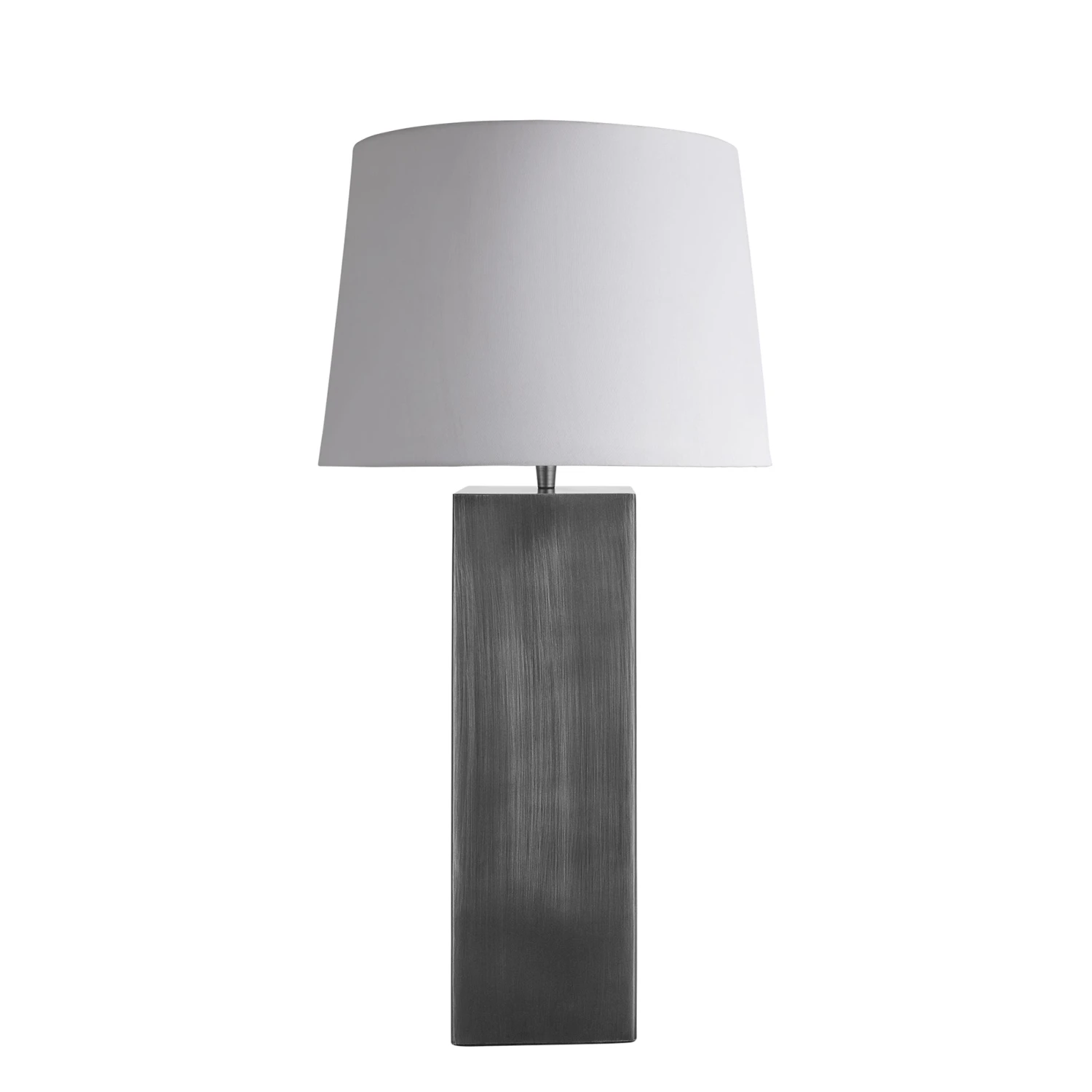 Pillar Square Table Lamp - Pewter 12 Pillar Square Table Lamp - Pewter - Image 12