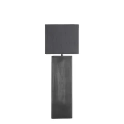 Pillar Square Table Lamp - Pewter 31 Pillar Square Table Lamp - Pewter -Industville Shop table lamp pillar square pewter small cube grey PIL GE SQTL P GR SCU front