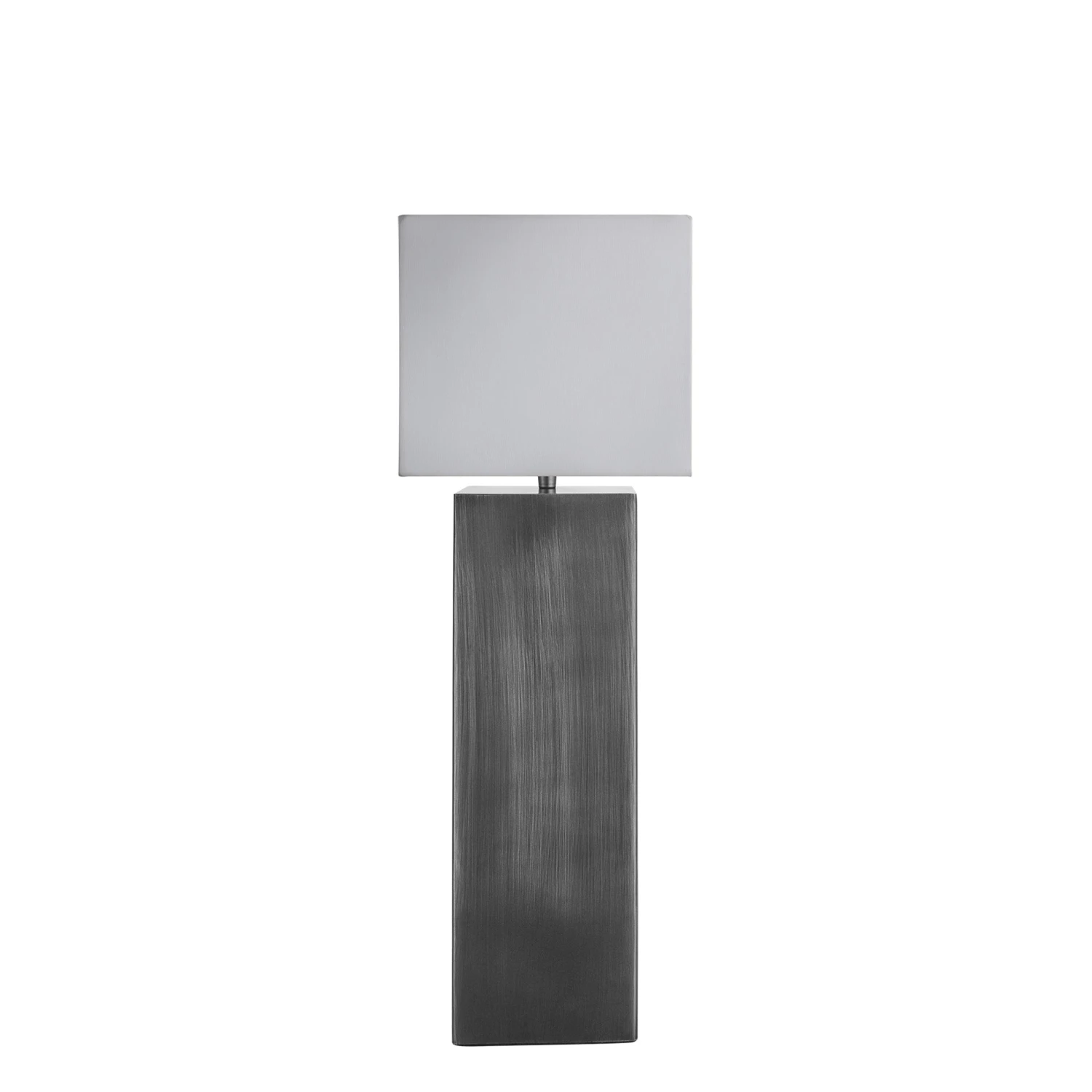 Pillar Square Table Lamp - Pewter 3 Pillar Square Table Lamp - Pewter - Image 3
